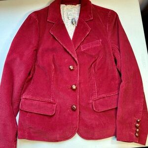 L.L.Bean Women’s Size 14 Corduroy Blazer